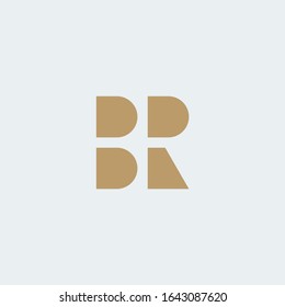 B & R monogram logo in minimalist style.