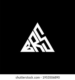 B R S letter logo creative design. BRS icon