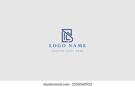 b s Letter Logo Icon Template