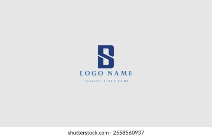 b s Letter Logo Icon Template