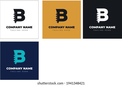 B Screw logo Shop Branding design