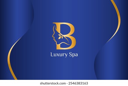 B Spa and Wellness Beauty Luxury Logo