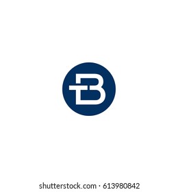 B T letter logo