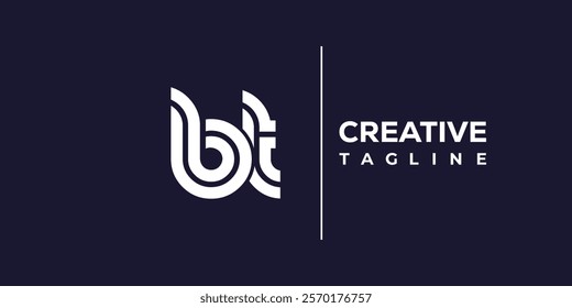 B and T logo design. BT abstract Letters Logo Monogram. This logo design is the process of creating a visual symbol that represents a brand, company, or individual.