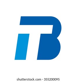 b and t logo vector.