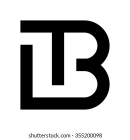 b and t logo vector.