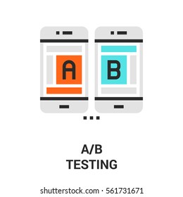 A B Testing Icon.