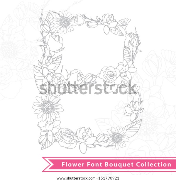 Free Free Flower Bouquet Svg Font Free Download 568 SVG PNG EPS DXF File