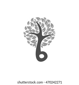 b tree vector logo