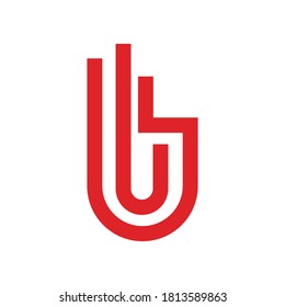 B U Professional Unique Logo Design