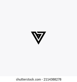 Logotipo de letra B V, diseño del logotipo VB