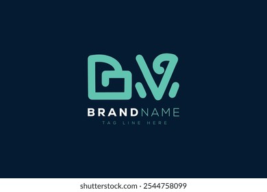 B and V logo design. BV abstract Letters Logo Monogram. This logo design is the process of creating a visual symbol that represents a brand, company, or individual.