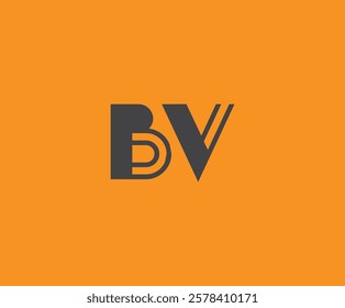 B and V logo design. BV abstract Letters Logo Monogram. This logo design is the process of creating a visual symbol that represents a brand, company, or individual.