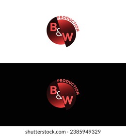 B AND W Production Logo Design