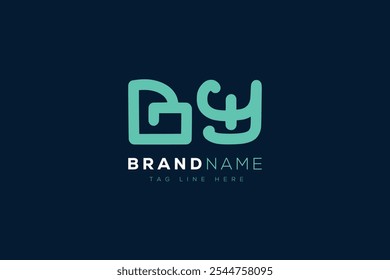 Diseño de logo B e Y. POR letras abstractas Logo Monograma. Este diseño de logotipo es el proceso de crear un símbolo visual que representa una marca, empresa o individuo.