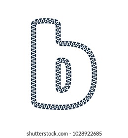 B Zip Letter Logo Icon Design