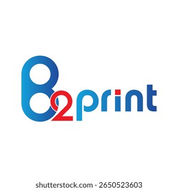 O logotipo "B2 Print" normalmente representa um serviço de impressão, muitas vezes especializada em impressão tamanho B2 (500mm x 707mm) como cartazes e materiais de grande formato. Simboliza impressão eficiente e de alta qualidade