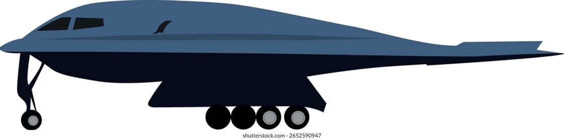 B-2 Spirit bombadier military isolated
