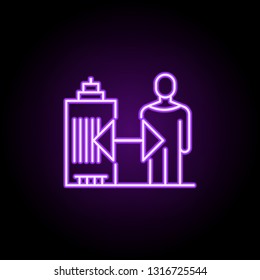 b2b, building, business icon. Elements of Growth hacking in neon style icons. Simple icon for websites, web design, mobile app, info graphics