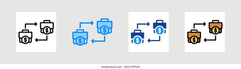B2B-Symbolsammlung - Mehrere Stile festlegen