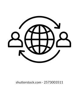 B2B Icon Element For Design