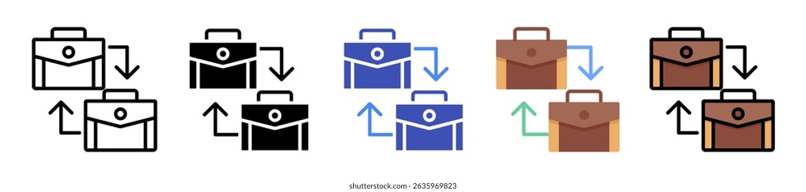 B2B Icon Element For Design