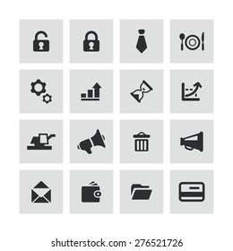 B2B icons universal set for web and mobile