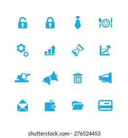 B2B icons universal set for web and mobile 