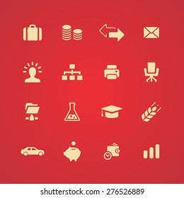 B2B icons universal set for web and mobile