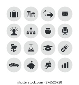 B2B icons universal set for web and mobile