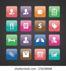 B2B icons universal set for web and mobile