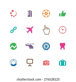 B2B icons universal set for web and mobile