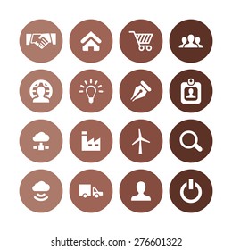 B2B icons universal set for web and mobile