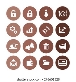 B2B icons universal set for web and mobile
