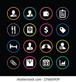 B2B icons universal set for web and mobile