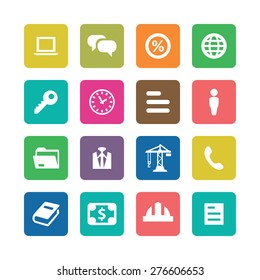 B2B icons universal set for web and mobile