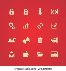 B2B icons universal set for web and mobile 