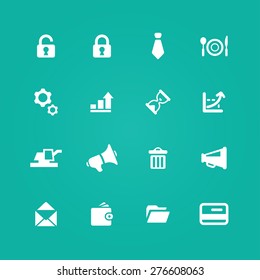 B2B icons universal set for web and mobile 