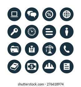B2B icons universal set for web and mobile 