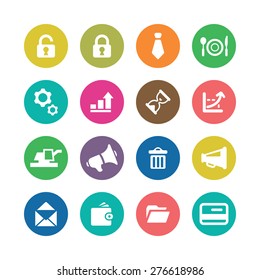 B2B icons universal set for web and mobile 