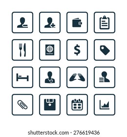 B2B icons universal set for web and mobile 