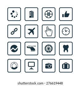 B2B icons universal set for web and mobile 