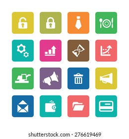 B2B icons universal set for web and mobile 