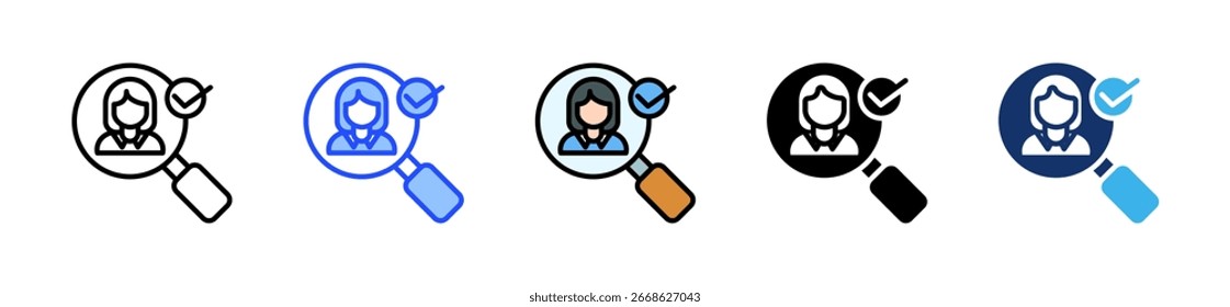 B2B Lead Icon Collection With Multiple Styles