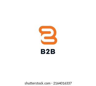 B2B Logo Design vector Template