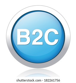 b2c ( business to consumer ) button