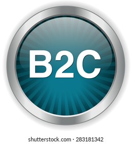 b2c ( business to consumer ) button