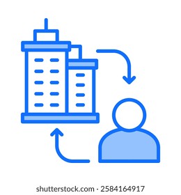 B2C Icon Element For Design