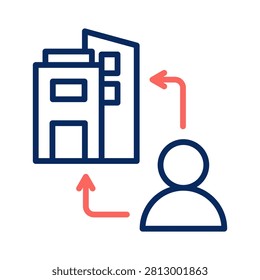 B2C Icon Element for Design