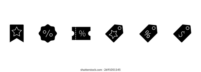 Ícones sólidos da Web B2C. Ícones sólidos de e-commerce. Serviço de atendimento ao cliente, varejo, marketing digital, vendas diretas, experiência do cliente, loja online e muito mais. Ilustração vetorial.